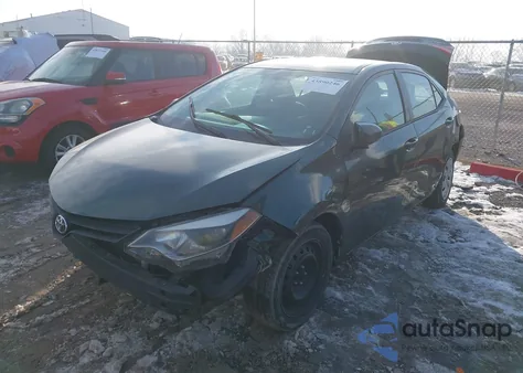 2014 Toyota Corolla Le from USA, damaged, VIN 2T1BURHEXEC000957
